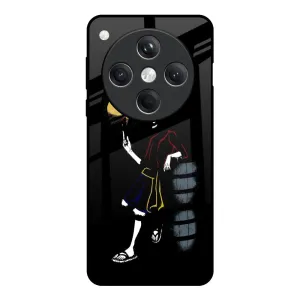 Matte Layer Creative Style Luffy Line Art Glass Case for Oppo Find X8 5G