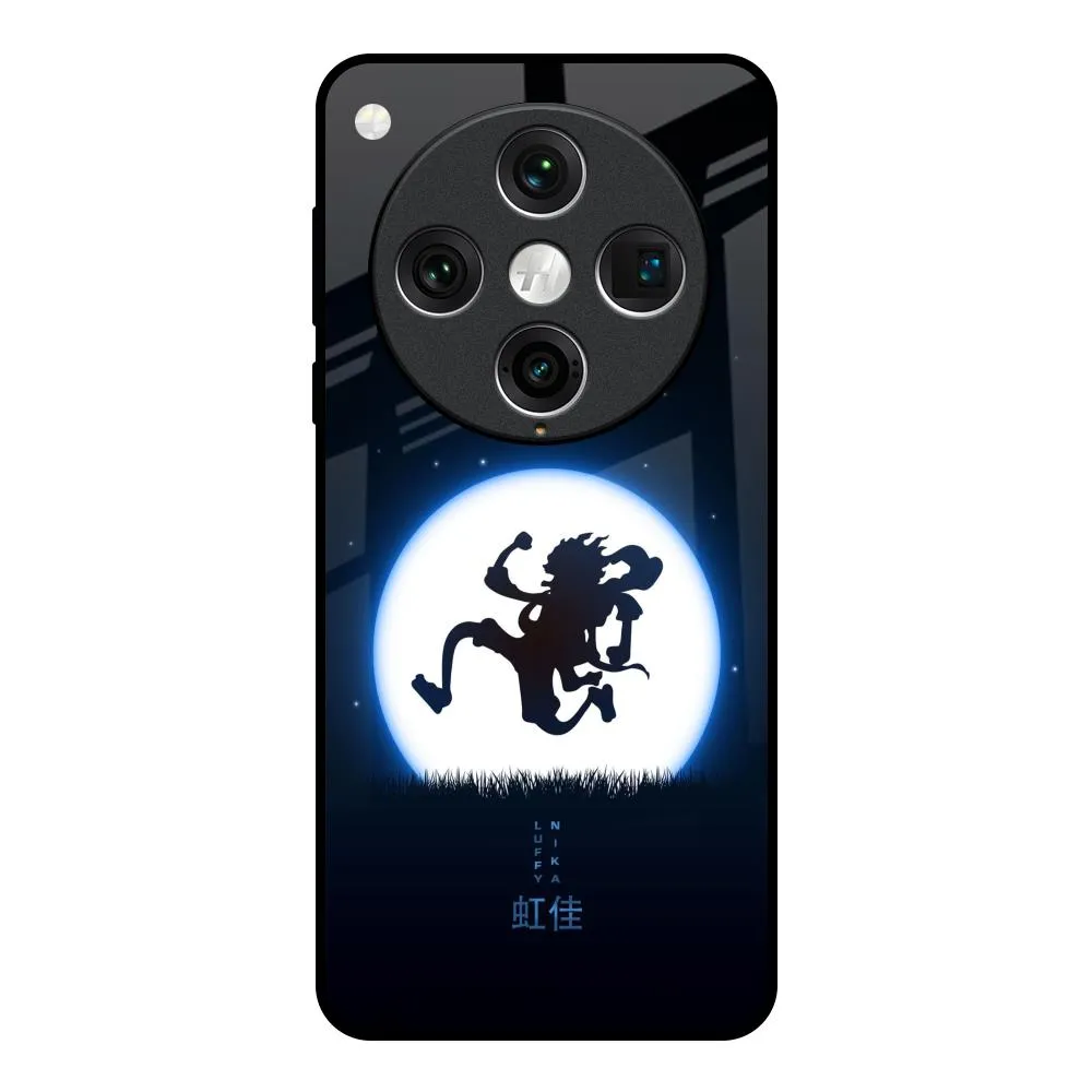 Anti scratch Protective Shell Design Luffy Nika Glass Case for Oppo Find x8 Pro