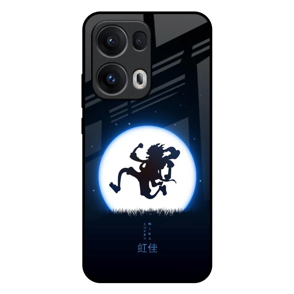 Everyday Comfort anti fingerprint Luffy Nika Glass Case for Oppo Reno13 Pro 5G