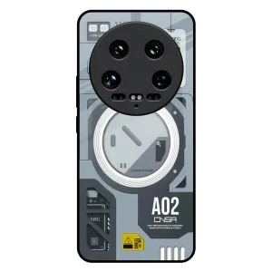 Modern Technology Glass Case for Mi 14 Ultra 5G Rugged Edge Texture