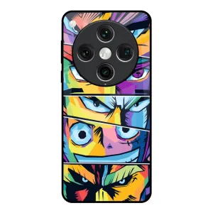 Durable Finish Layer Anime Legends Glass Case for Oppo Find x8 Pro
