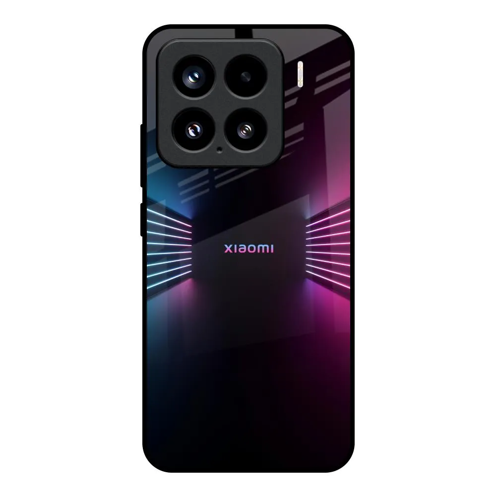 Disco Line Glass Case for Mi 15 5G Matte Edge Hard Shell