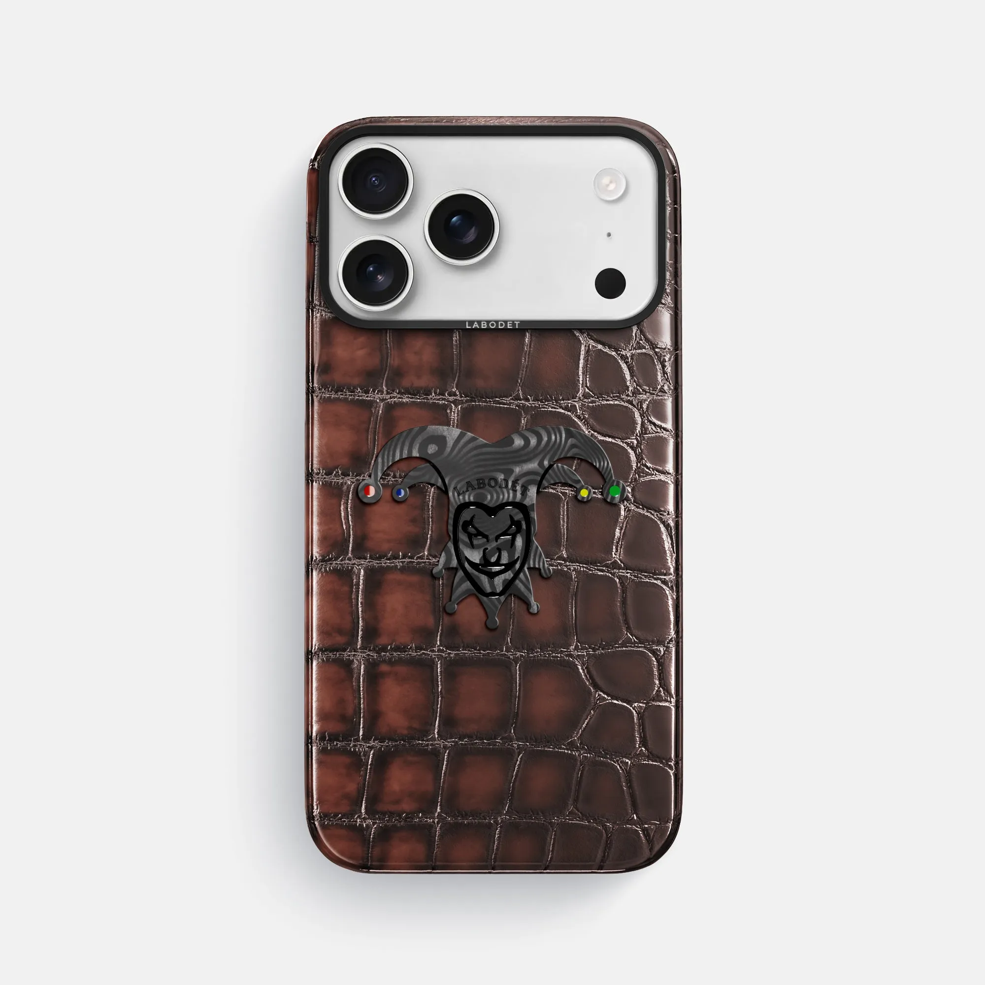 Casual Design Flexible Design Classic Case With Carbon Joker For iPhone 17 Pro Max In Patina Alligator