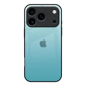 Arctic Blue Glass Case For iPhone 17 Pro Matte Surface Design Matte Texture Layer
