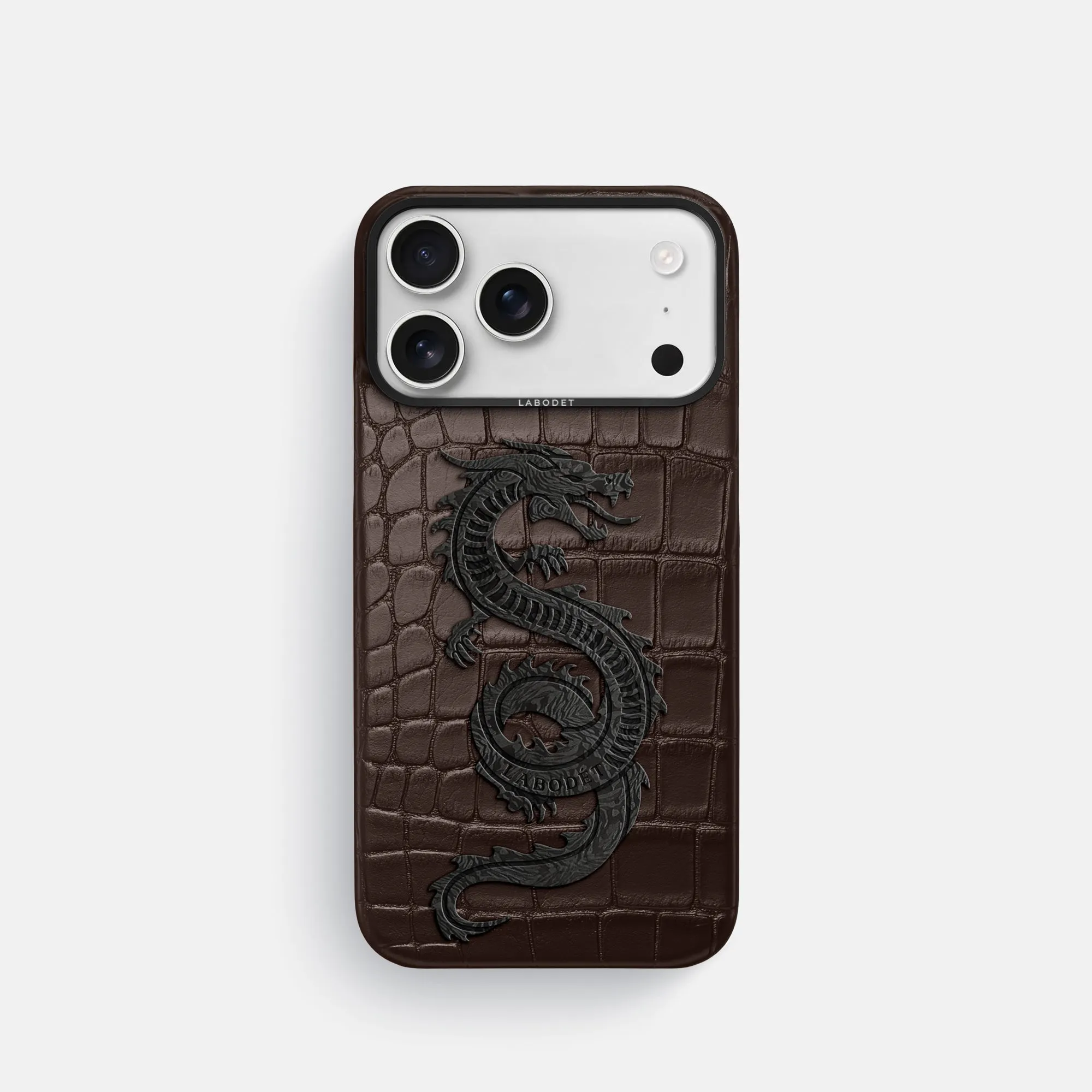 Classic Case With Carbon Dragon For iPhone 17 Pro In Alligator Printed Graphic Water shield