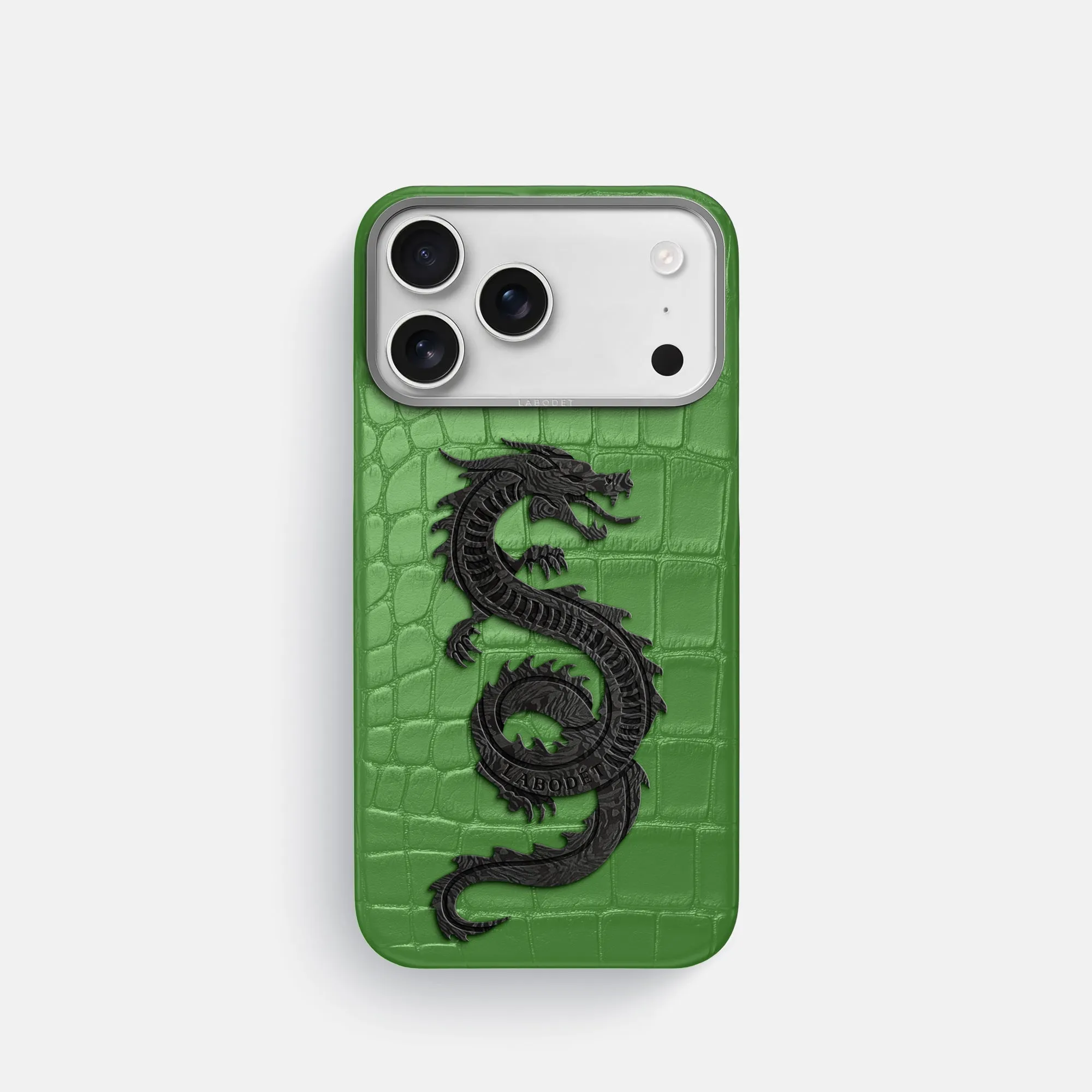 Office Accessory Classic Case With Carbon Dragon For iPhone 17 Pro In Alligator
