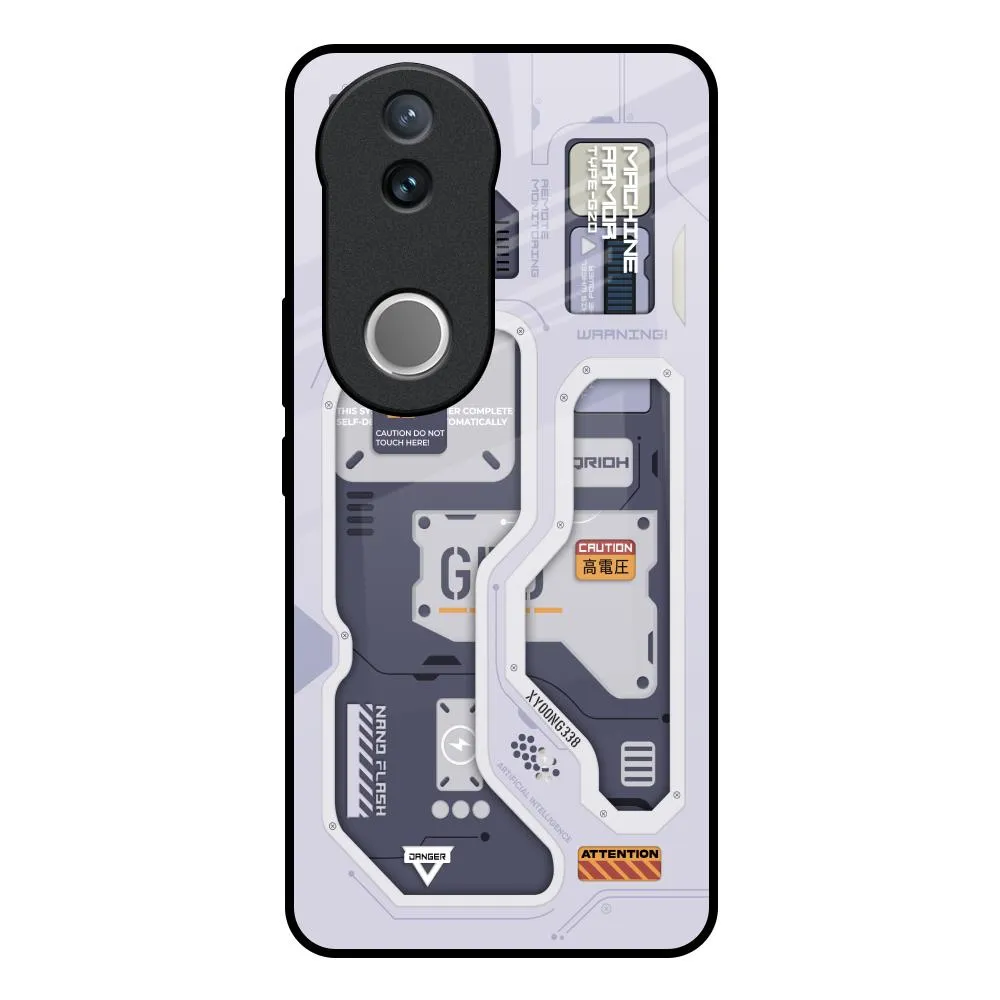 Tech Savvy Glass Case for IQOO Z10R 5G Anti Shock Layer Portable Grip