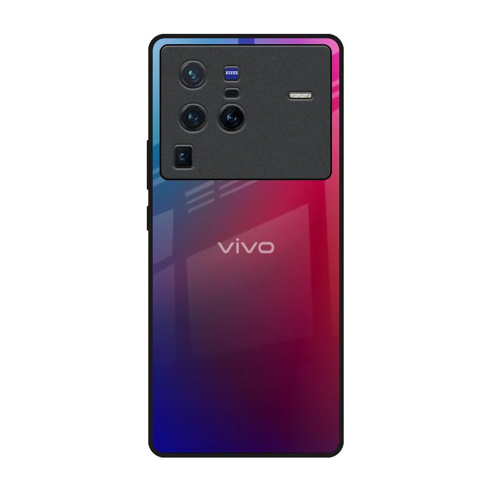 Magical Color Shade Glass Case for Vivo X80 Pro 5G Glossy surface