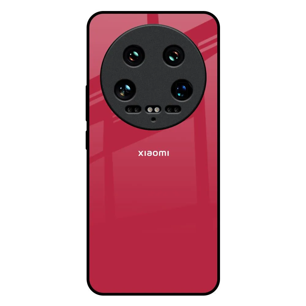 Portable Shield Solo Maroon Glass case for Mi 14 Ultra 5G