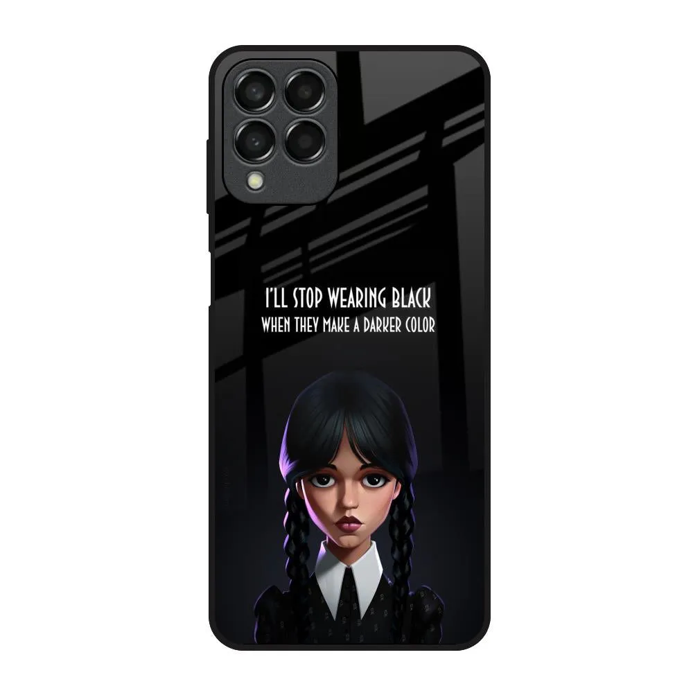 Work Essentials Aesthetic Digital Art Glass Case for Samsung Galaxy M53 5G