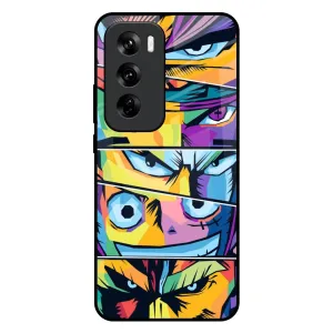 Anime Legends Glass Case for Oppo Reno 12 5G Dust proof Premium Feel
