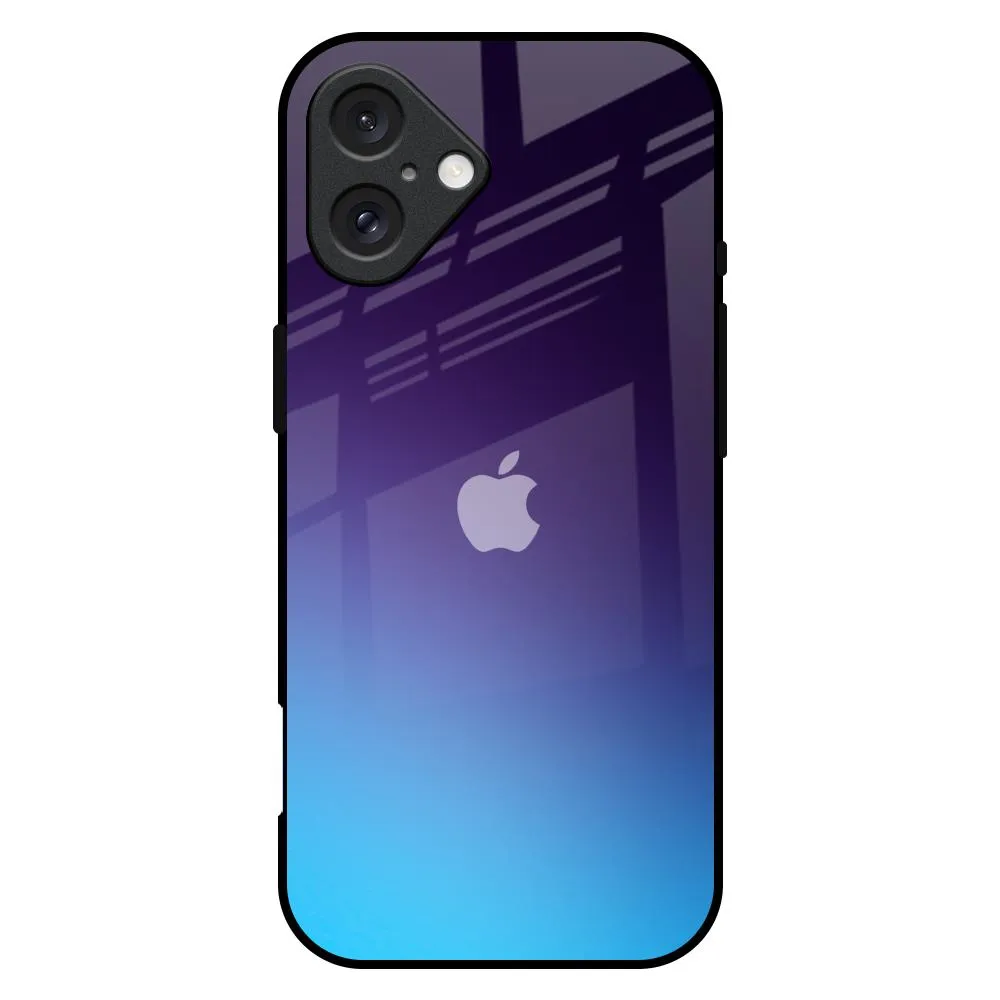 dust protection Smooth Design Dark Ocean Glass Case for iPhone 16 Plus