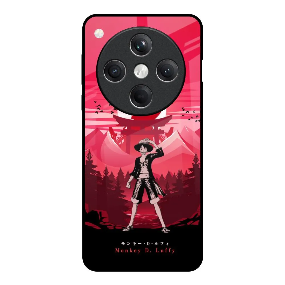 Durable structure Flexible frame Lost In Forest Glass Case for Oppo Find X8 5G