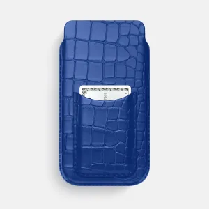Comfort Fit Edge Pouch Card Case For iPhone 17 Pro Max In Alligator
