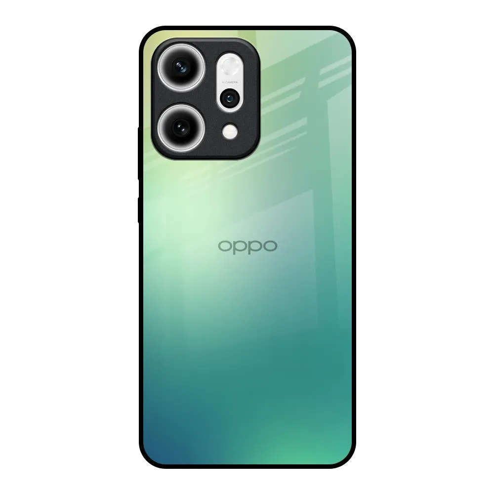 Dusty Green Glass Case for Oppo Reno14 5G Travel Friendly Protective Edge