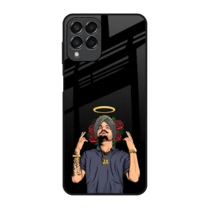 Soft Edge Look Hand Friendly Punjabi Singer Poster Glass Case for Samsung Galaxy M53 5G
