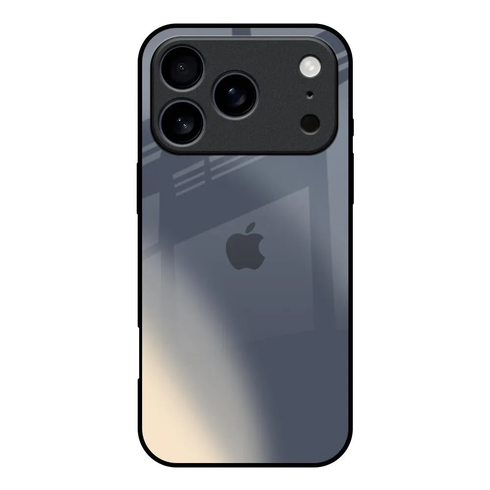 Metallic Gradient Glass Case for iPhone 17 Pro Flexible frame