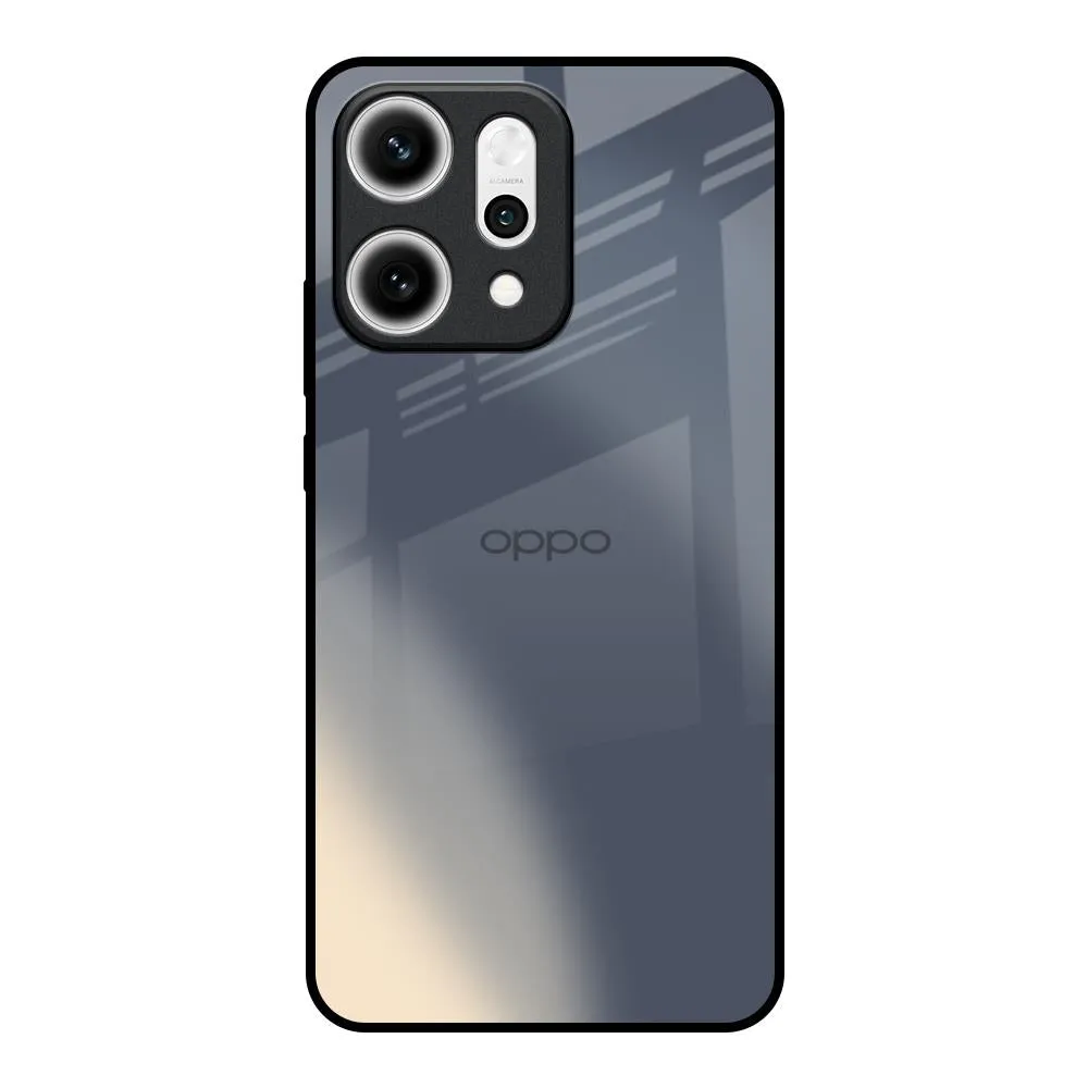 Metallic Gradient Glass Case for Oppo Reno14 5G Durable Design Matte Pattern