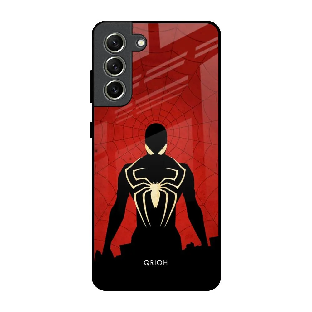 Minimal Style Mighty Superhero Glass Case For Samsung Galaxy S21 FE 5G