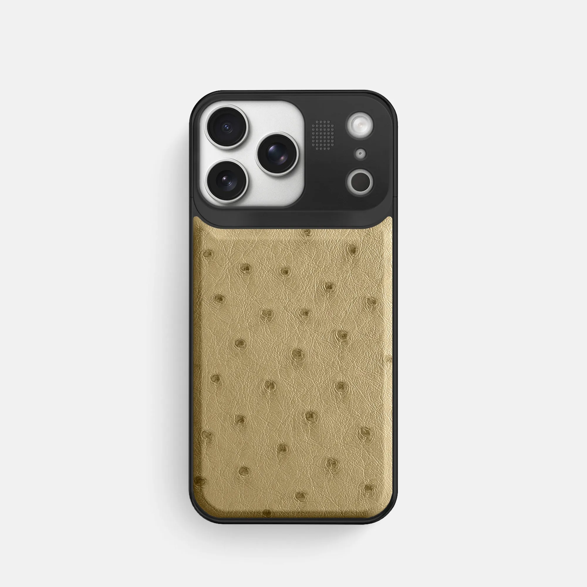 easy installation Metal Case For iPhone 17 Pro In Ostrich