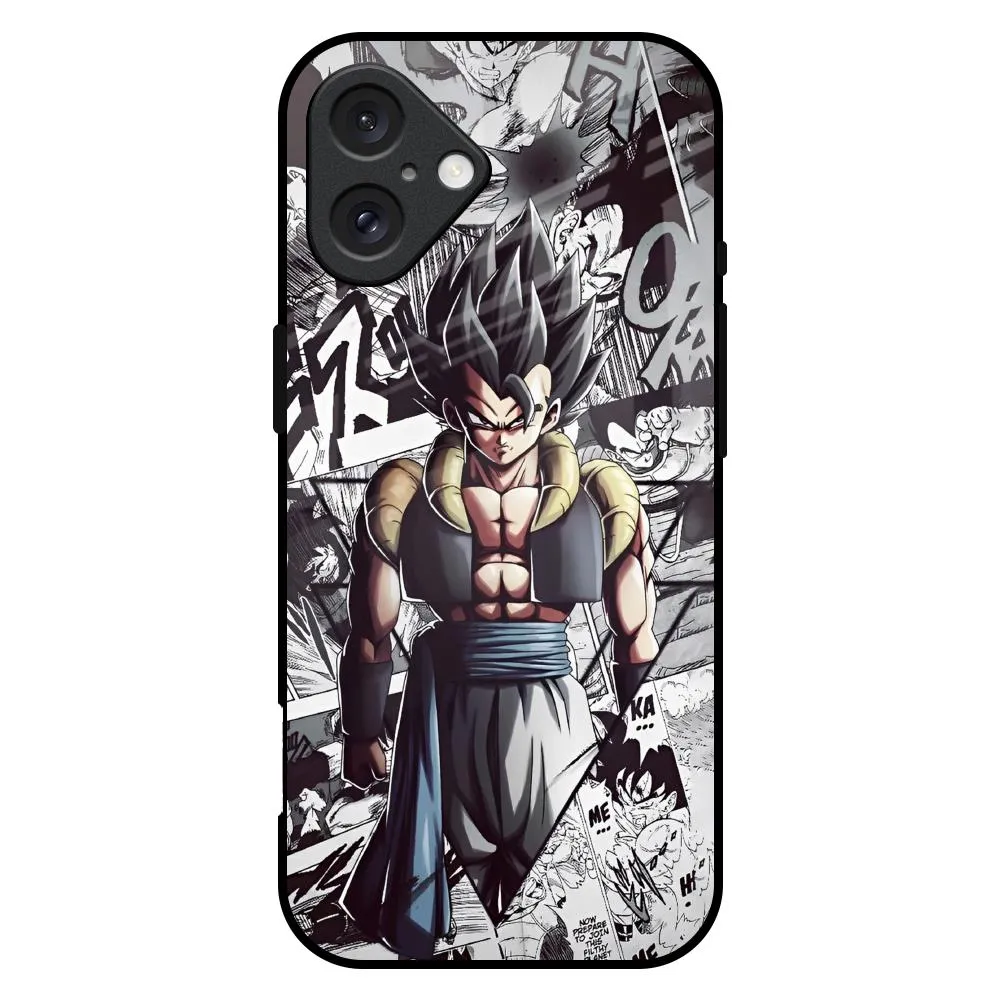 Premium Finish Dragon Anime Art Glass Case for iPhone 16 Plus