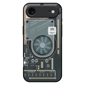 Motherboard Circuit Glass Case for iPhone 17 Air Gloss Touch