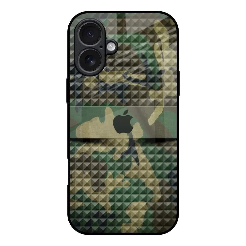 Supreme Power Glass Case For iPhone 17 Vivid Pattern Design Matte Texture Finish