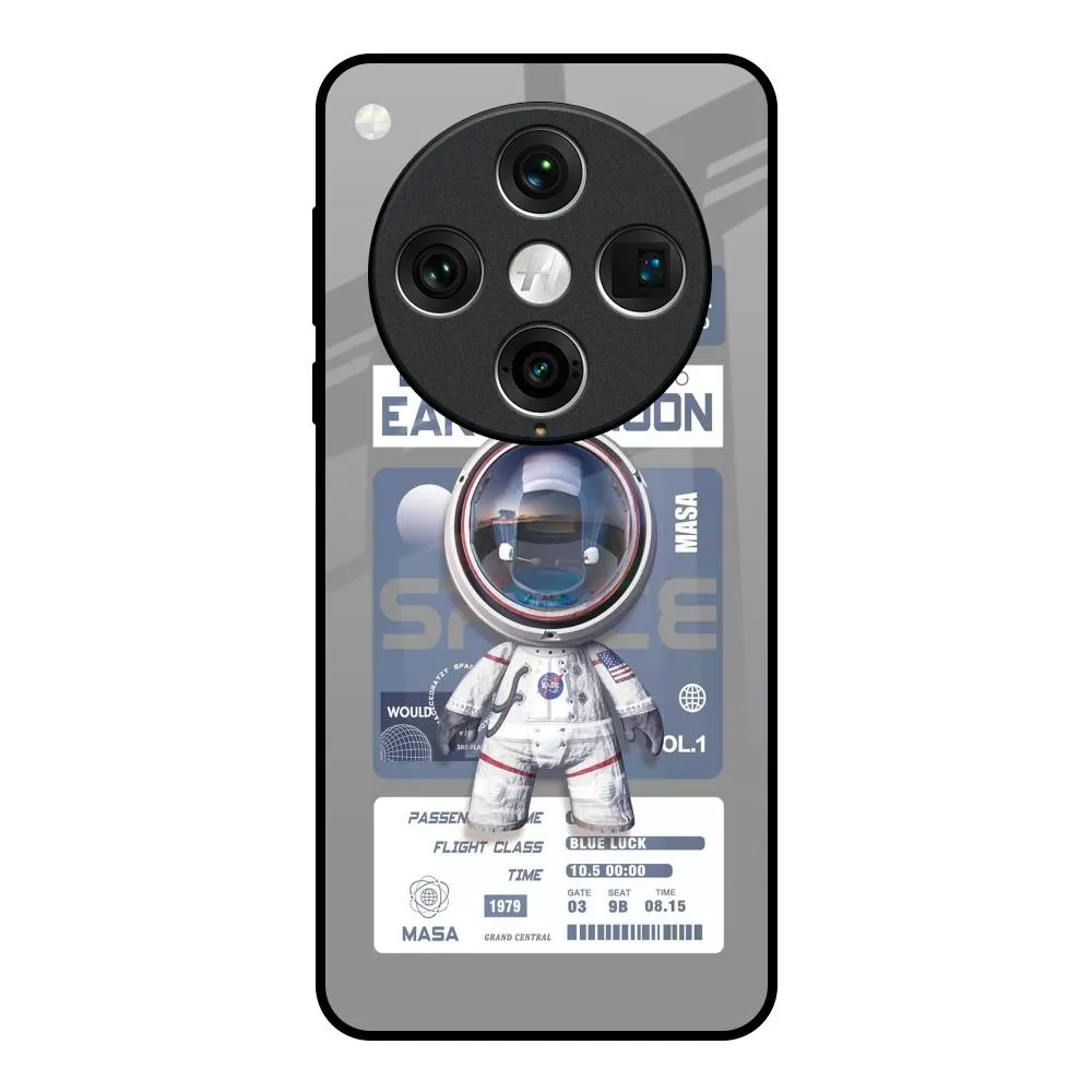 Subtle design Space Flight Pass Glass Case for Oppo Find x8 Pro