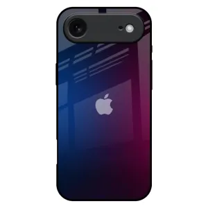 Flexible Edge Vibrant pattern Mix Gradient Shade Glass Case For iPhone 17 Air