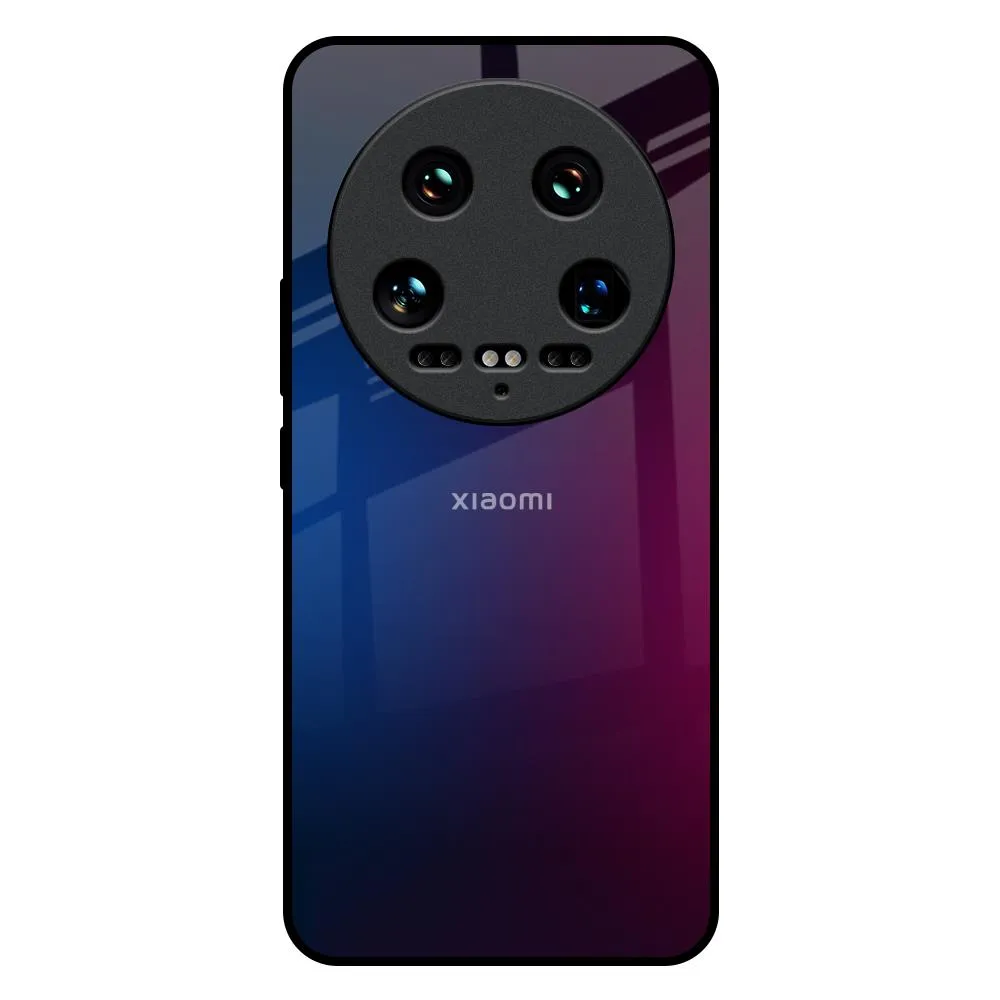 Mix Gradient Shade Glass Case For Mi 14 Ultra 5G Practical Accessory Sleek Feel
