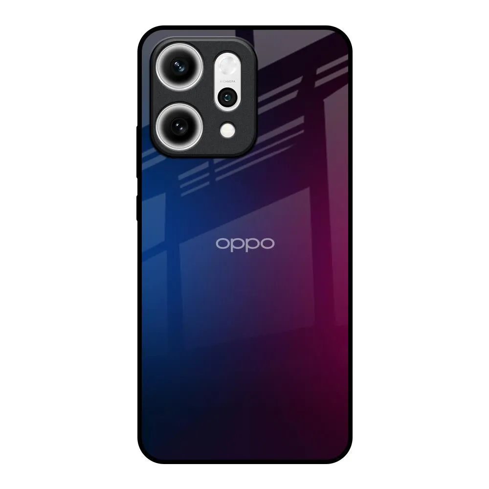Mix Gradient Shade Glass Case For Oppo Reno14 5G Stylish Look
