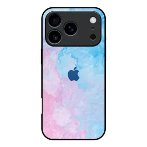 Mixed Watercolor Glass Case for iPhone 17 Pro Rugged Design Protective Form Fit