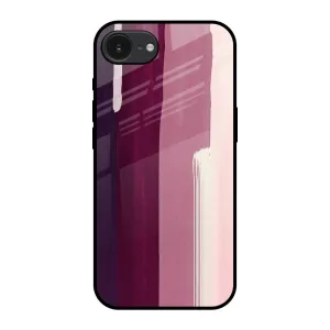 Shock Resistant Build Durable Texture Brush Stroke Art Glass Case for Apple iPhone 16e