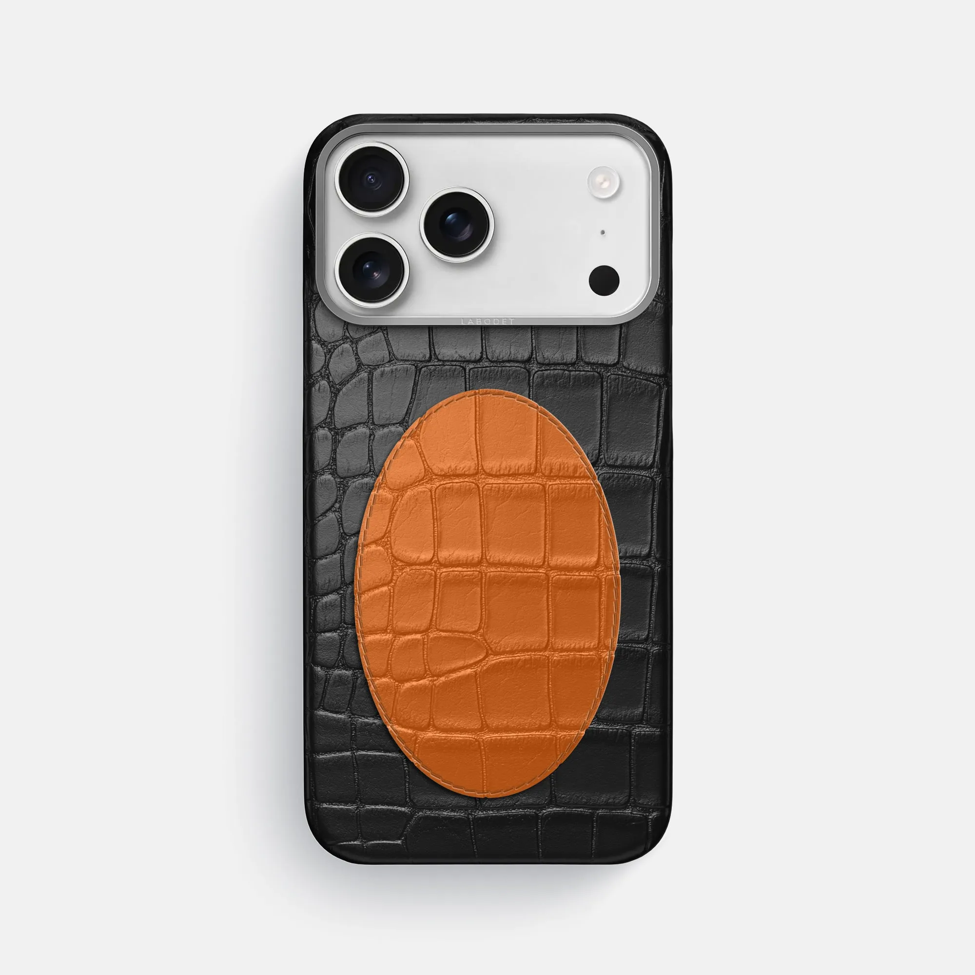 Stylish Finish Classic Case With Oval For iPhone 17 Pro Max In Alligator