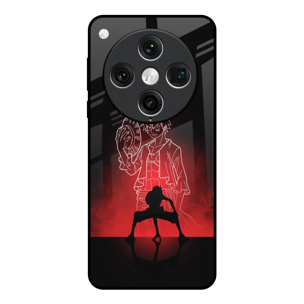 Luxury Shine Soul Of Anime Glass Case for Oppo Find x8 Pro