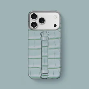 Elegant Appearance Scratch Block Center Handle Mint Gum For iPhone 17 Pro Max In Alligator