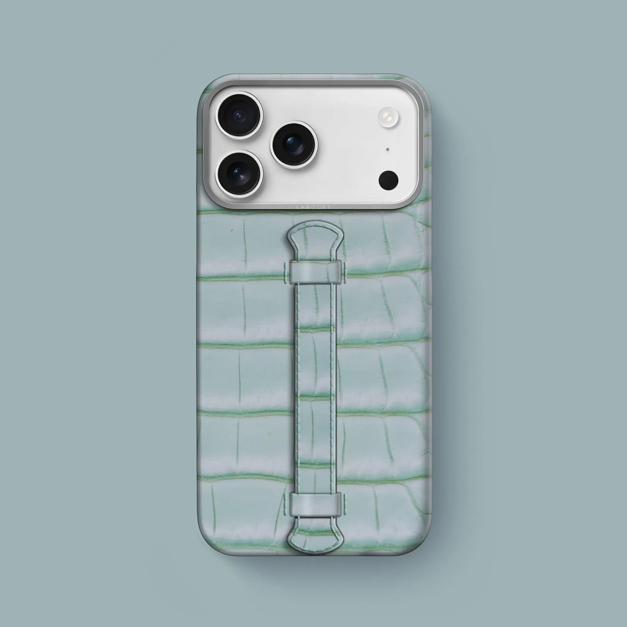 Elegant Appearance Scratch Block Center Handle Mint Gum For iPhone 17 Pro Max In Alligator