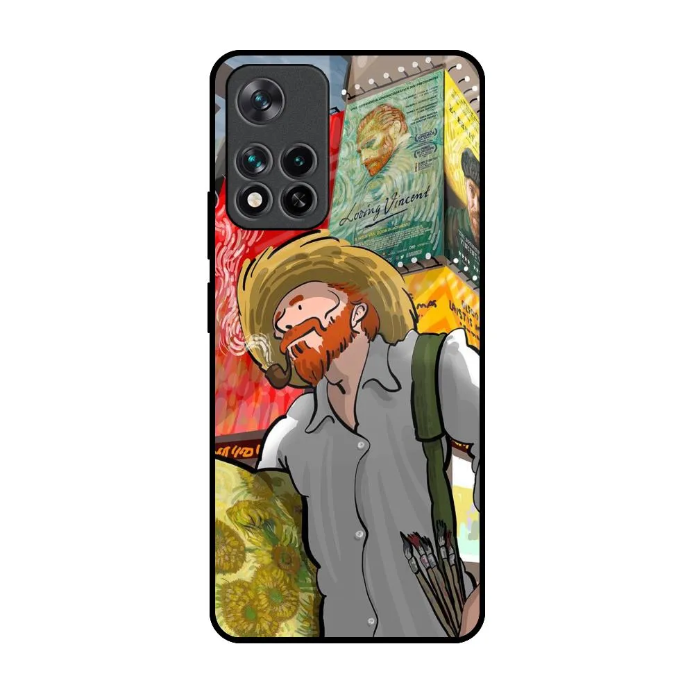 Smooth Grip Layer Loving Vincent Glass Case for Mi 11i