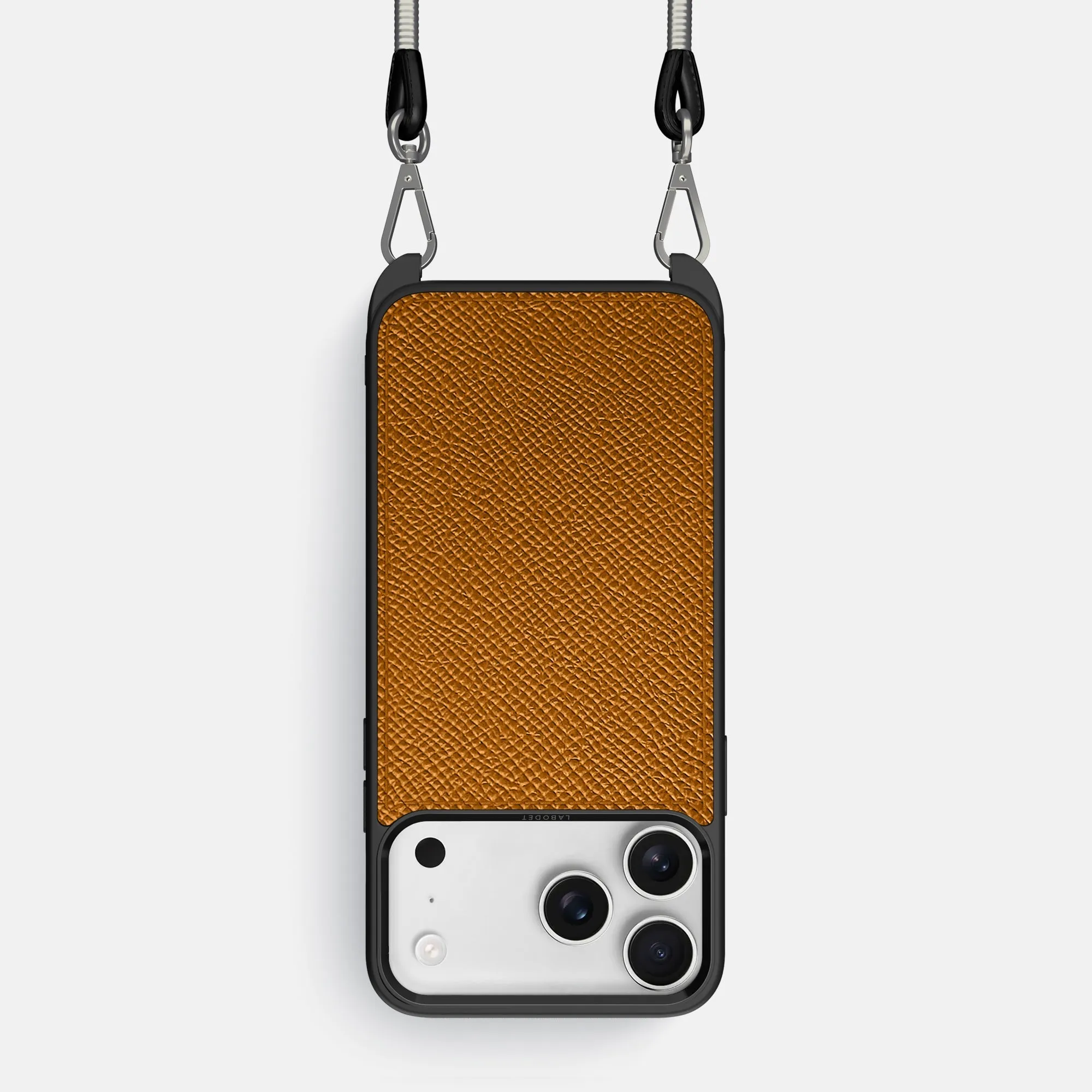 Polished Layer Crossbody Sport Case For iPhone 17 Pro In Epsom-Style Calf