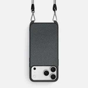 Easy Access Crossbody Sport Case For iPhone 17 Pro In Epsom-Style Calf