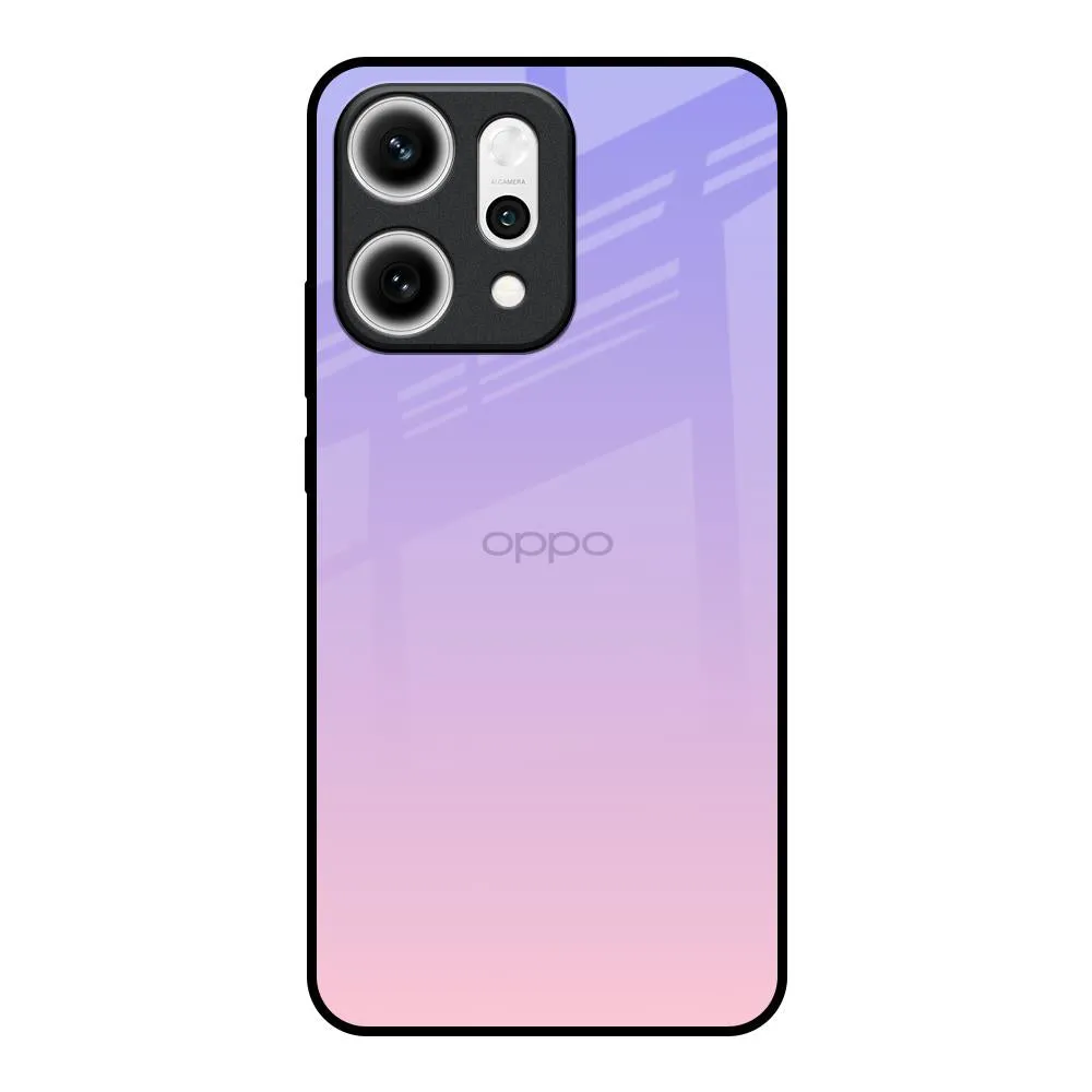Lavender Gradient Glass Case for Oppo Reno14 5G Ultra light Lightweight texture