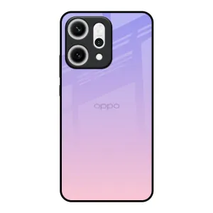 Lavender Gradient Glass Case for Oppo Reno14 5G Ultra light Lightweight texture