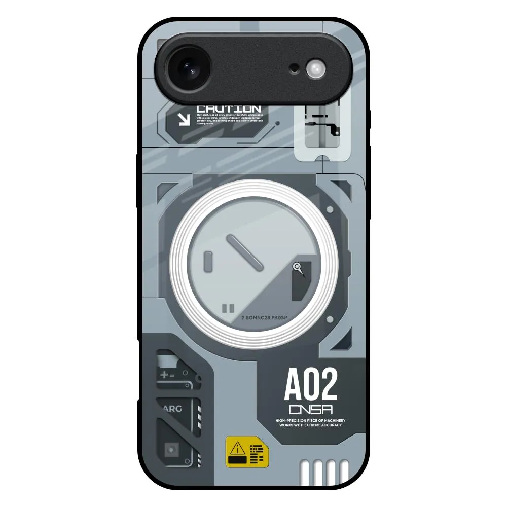 Luxury Look Modern Technology Glass Case for iPhone 17 Air