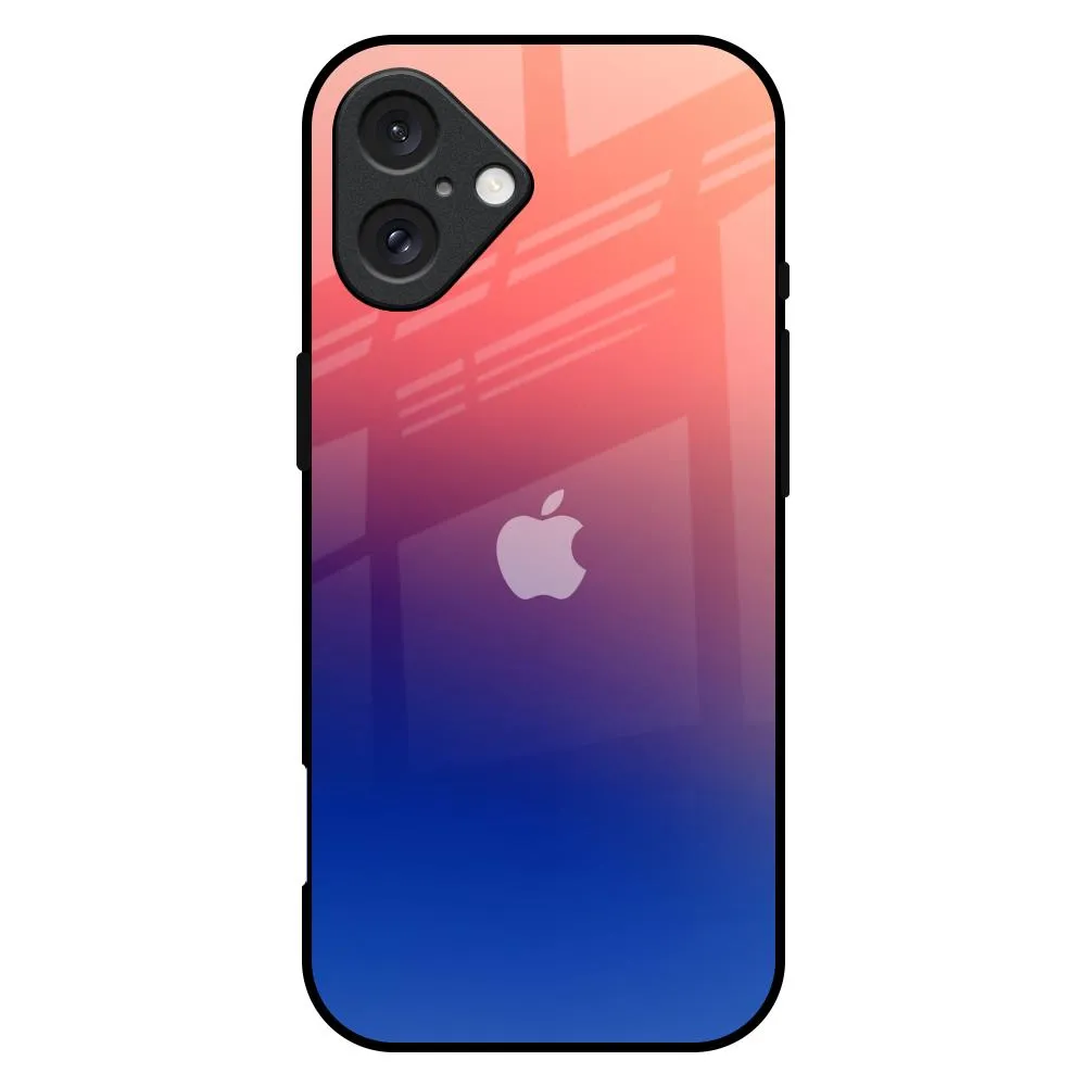 Lightweight Frame Dual Magical Tone Glass Case for iPhone 16 Plus