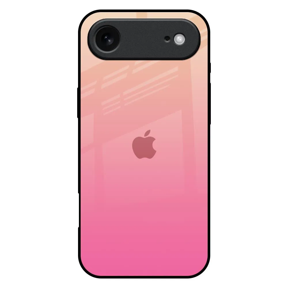 Pastel Pink Gradient Glass Case For iPhone 17 Air Color Pattern