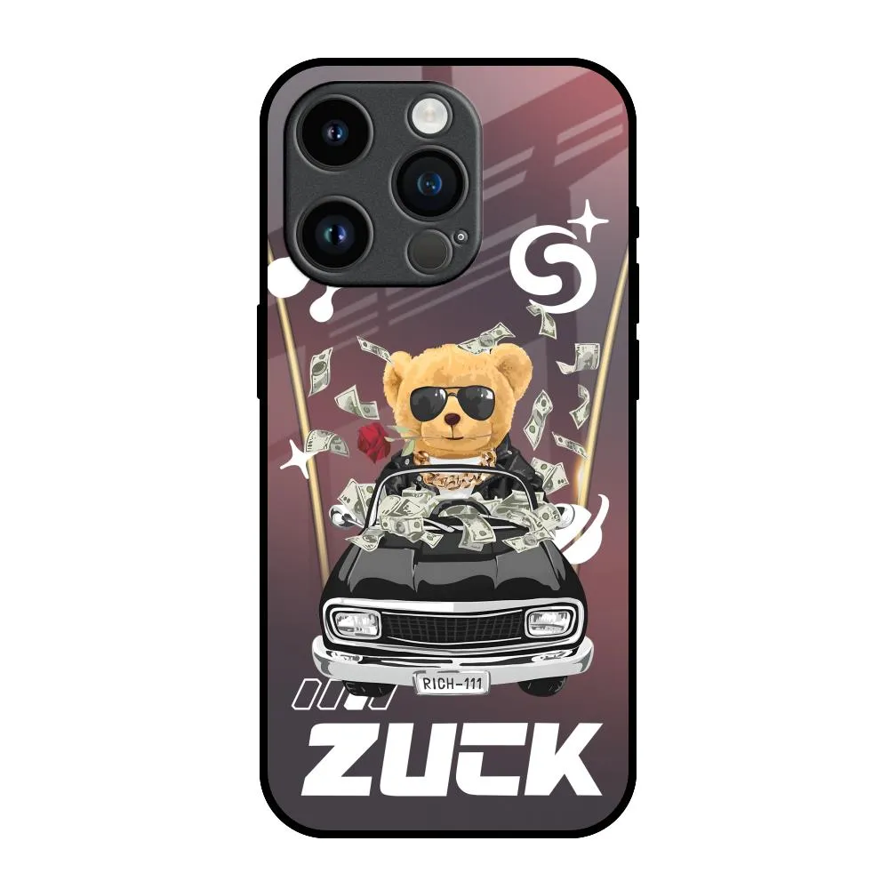 Money Madness Glass Case for iPhone 14 Pro Hybrid Material Everyday Look