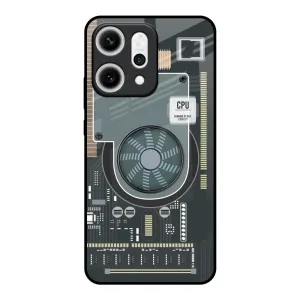 Light Protection Motherboard Circuit Glass Case for Oppo Reno14 5G
