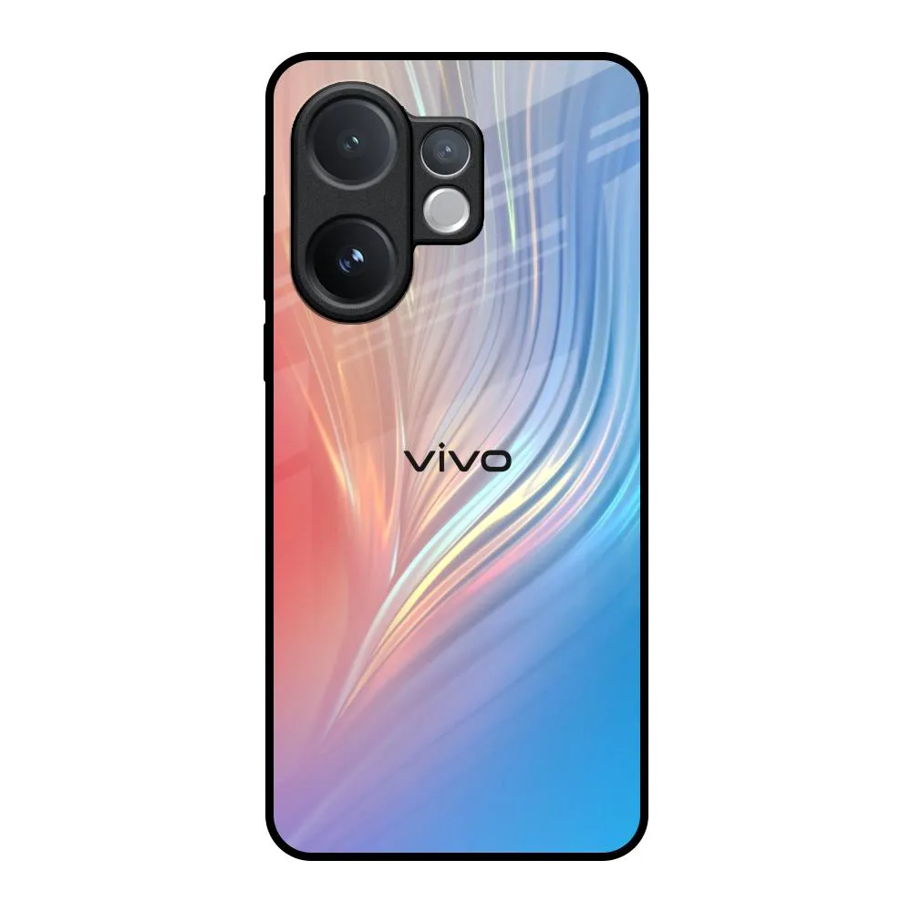 Mystic Aurora Glass Case for Vivo V60 5G Protective Pattern