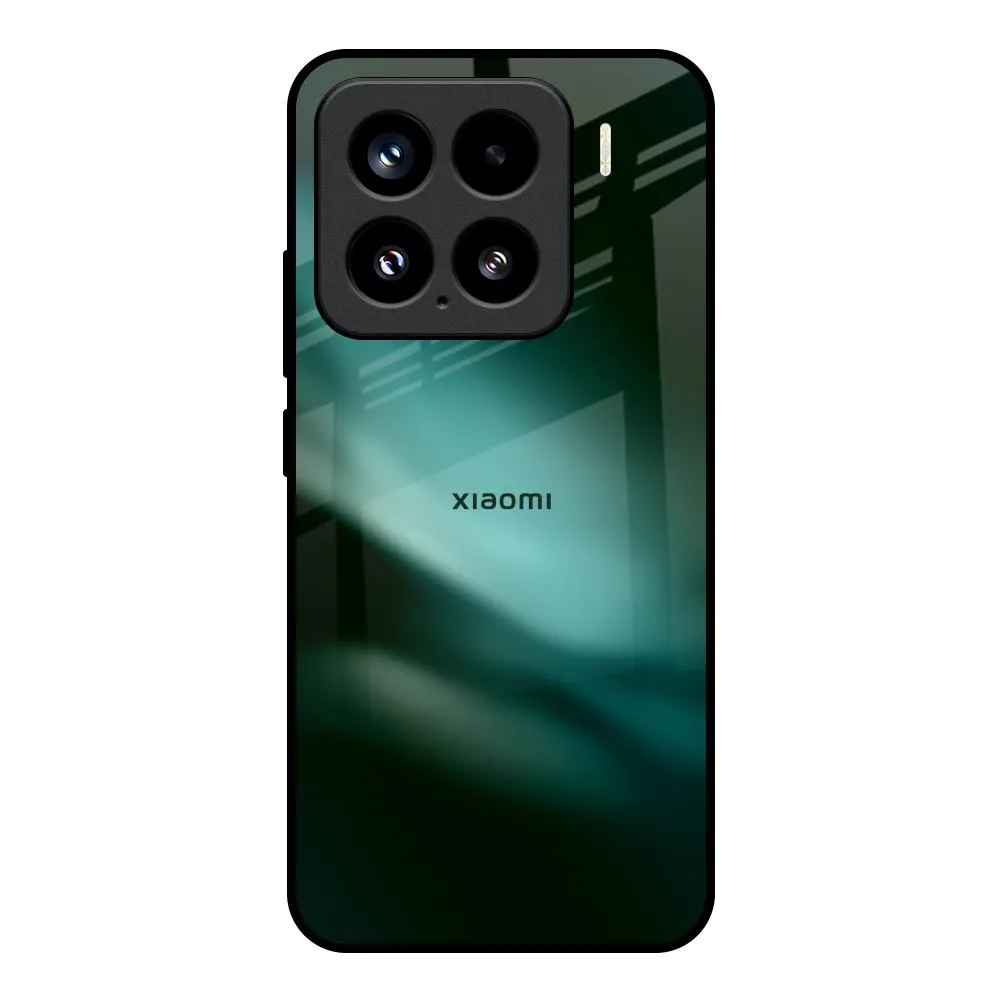 Frosted surface Fashion Detail Northen Light Glass Case for Mi 15 5G