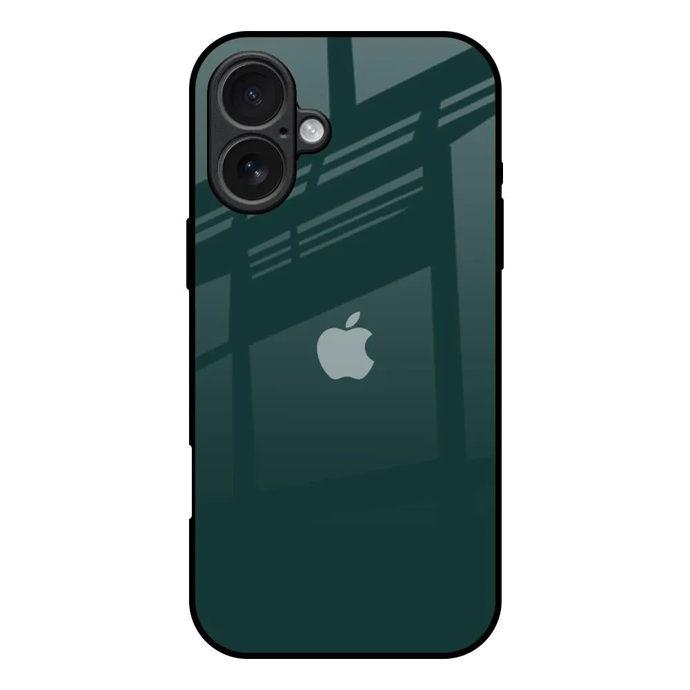 Color Gradient Olive Glass Case for iPhone 17